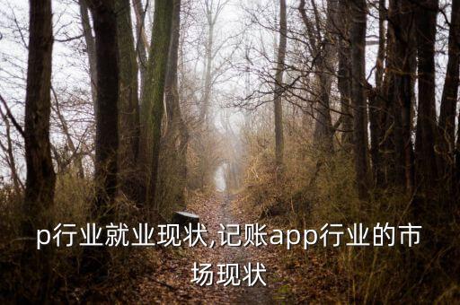 app行业就业现状,记账app行业的市场现状