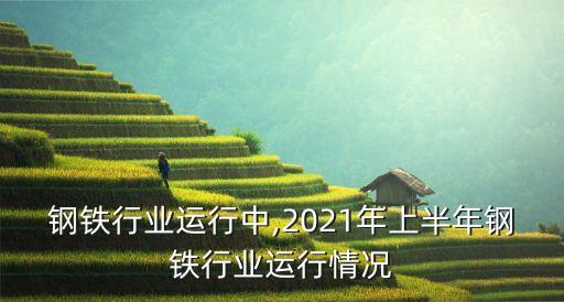 钢铁行业运行中,2021年上半年钢铁行业运行情况