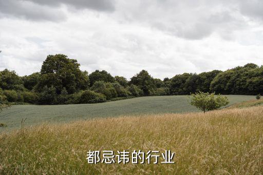 都忌讳的行业