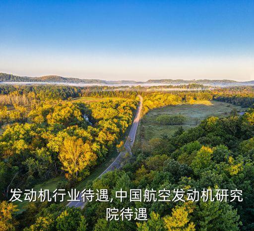 发动机行业待遇,中国航空发动机研究院待遇