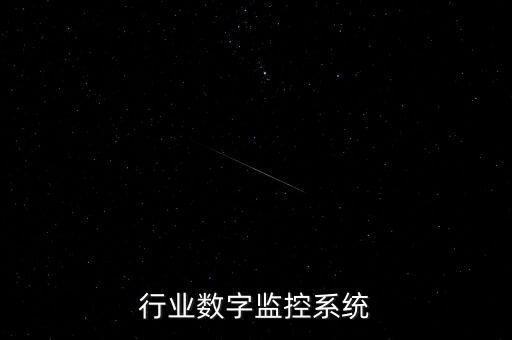 行业数字监控系统