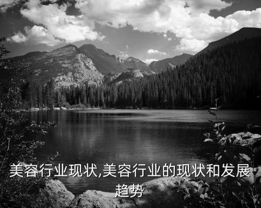 美容行业现状,美容行业的现状和发展趋势