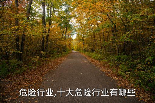 高新危险行业,十大危险行业有哪些