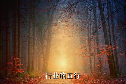 行业的五行