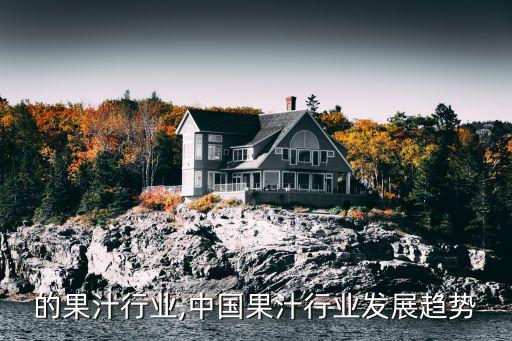 陕西的果汁行业,中国果汁行业发展趋势