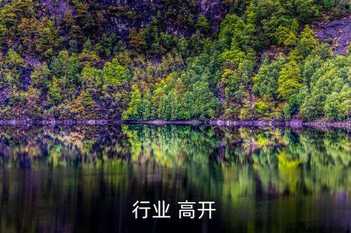 行业 高开