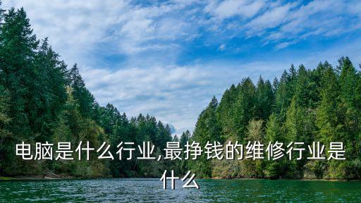 电脑是什么行业,最挣钱的维修行业是什么