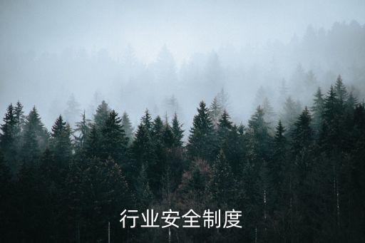 行业安全制度