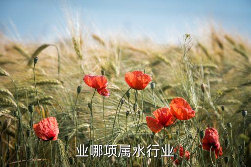 玩具业哪项属水行业