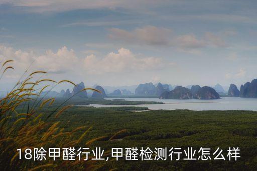 2018除甲醛行业,甲醛检测行业怎么样