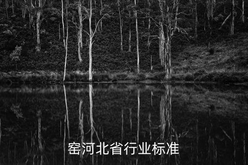窑河北省行业标准