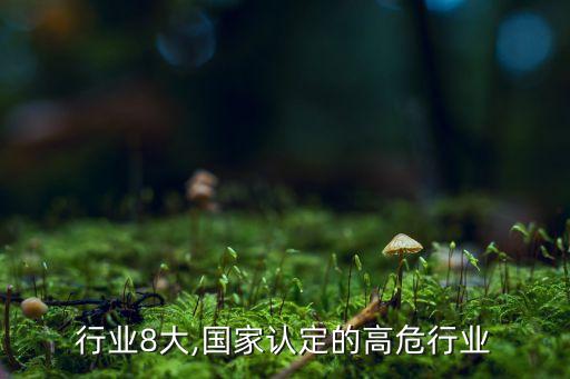 高危行业8大,国家认定的高危行业
