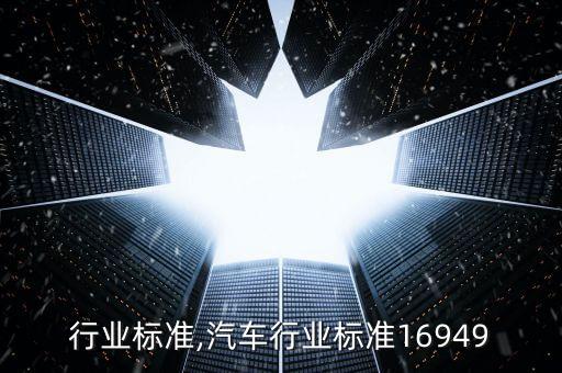 女装行业标准,汽车行业标准16949