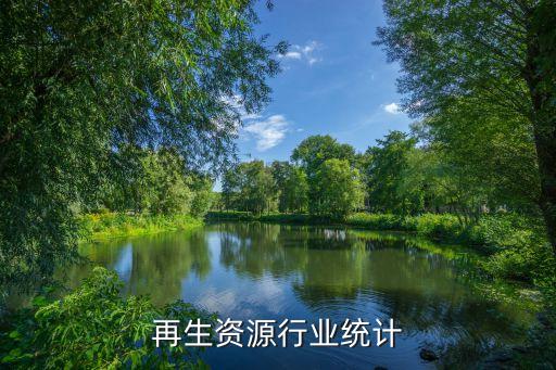 再生资源行业统计