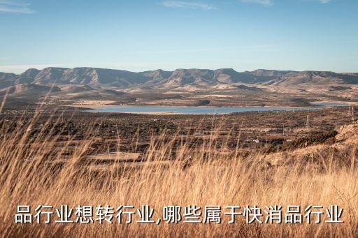 快消品行业想转行业,哪些属于快消品行业