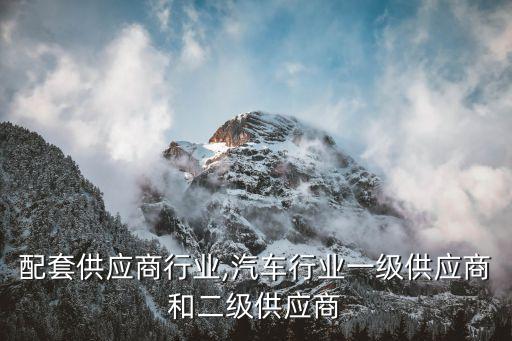 汽车配套供应商行业,汽车行业一级供应商和二级供应商