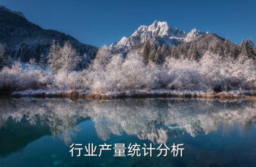 服装行业产量统计分析