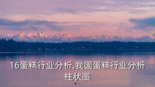 16蛋糕行业分析,我国蛋糕行业分析柱状图