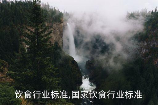 饮食行业标准,国家饮食行业标准