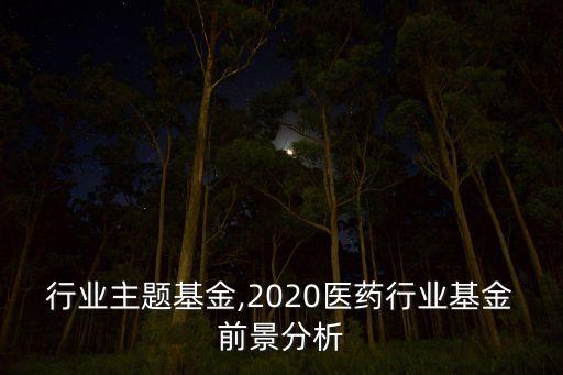 行业主题基金,2020医药行业基金前景分析