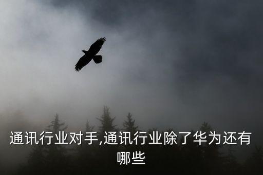 华为通讯行业对手,通讯行业除了华为还有哪些