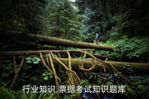 行业知识,票据考试知识题库