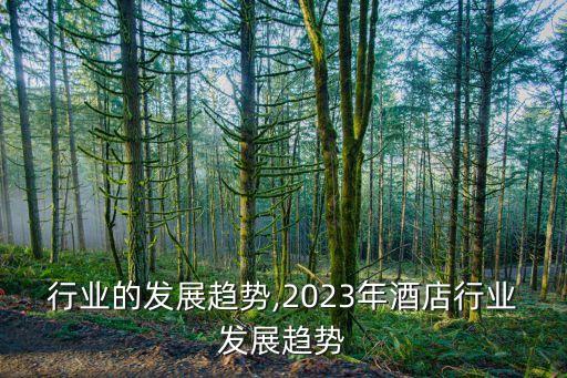 燕窝行业的发展趋势,2023年酒店行业发展趋势