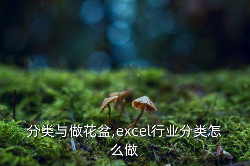 分类与做花盆,excel行业分类怎么做