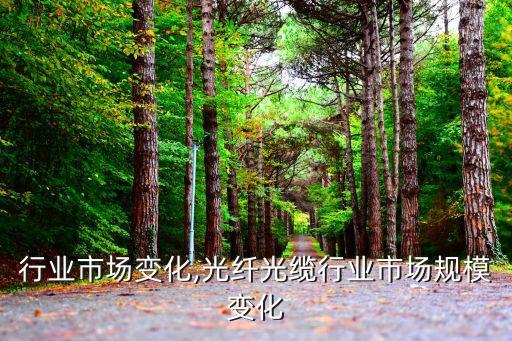 行业市场变化,光纤光缆行业市场规模变化