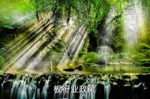 板行业政策