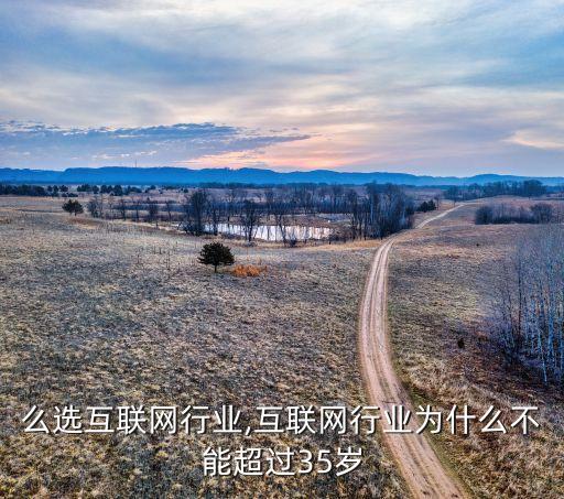么选互联网行业,互联网行业为什么不能超过35岁