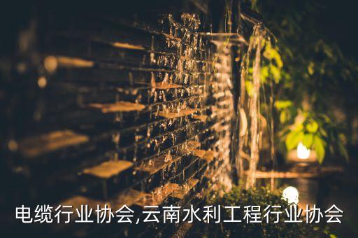 云南电缆行业协会,云南水利工程行业协会