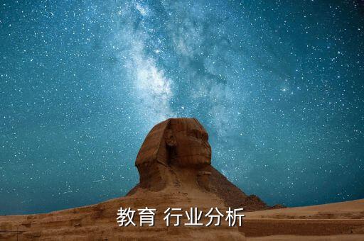 智慧教育 行业分析