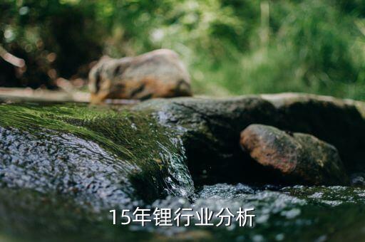 2015年锂行业分析