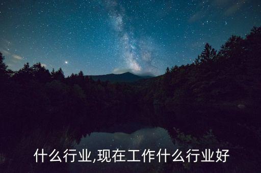  什么行业,现在工作什么行业好