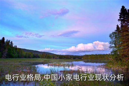 电行业格局,中国小家电行业现状分析