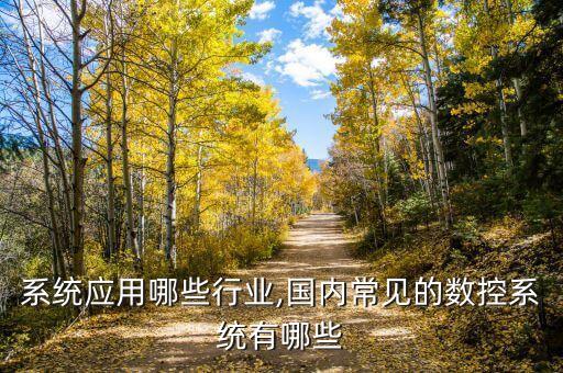系统应用哪些行业,国内常见的数控系统有哪些