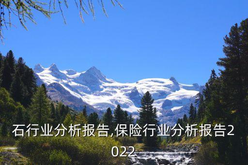 人造石行业分析报告,保险行业分析报告2022