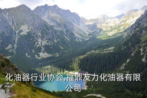 化油器行业协会,福鼎友力化油器有限公司