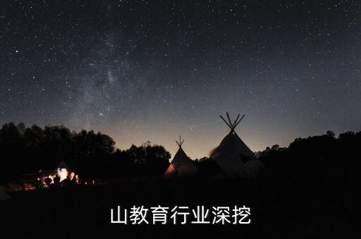 山教育行业深挖