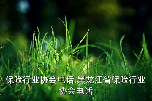 中山保险行业协会电话,黑龙江省保险行业协会电话
