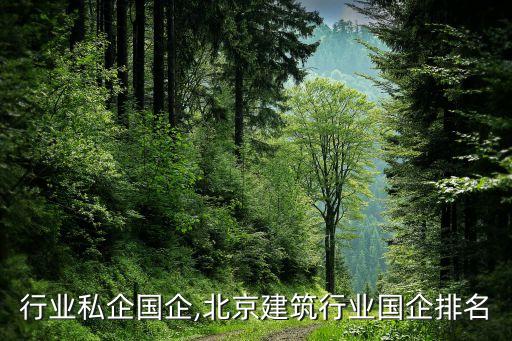建筑行业私企国企,北京建筑行业国企排名