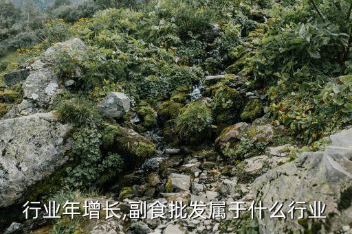 副食行业年增长,副食批发属于什么行业
