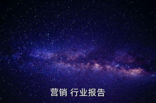 营销 行业报告