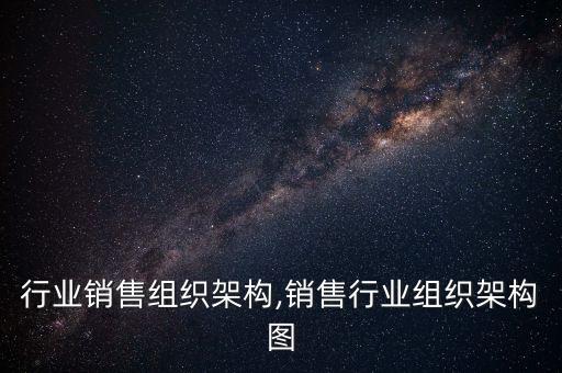 快消行业销售组织架构,销售行业组织架构图