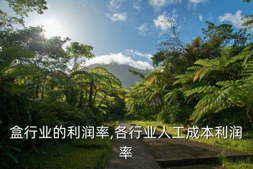 盒行业的利润率,各行业人工成本利润率