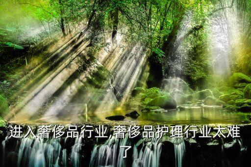 进入奢侈品行业,奢侈品护理行业太难了