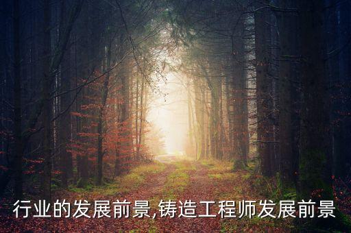 行业的发展前景,铸造工程师发展前景