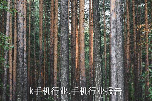 k手机行业,手机行业报告