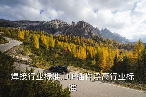 焊接行业标准,DIP插件浮高行业标准